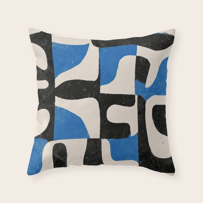 Intersecting Forms Throw Pillow Gallery Image 6