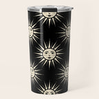 Freckled Suns - black and cream Travel Mug Gallery Image 1