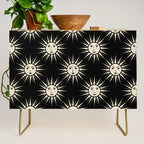 Freckled Suns - black and cream Credenza Gallery Image 1