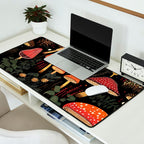 Dark Forest Magic Mushrooms Art Desk Mat Gallery Image 2