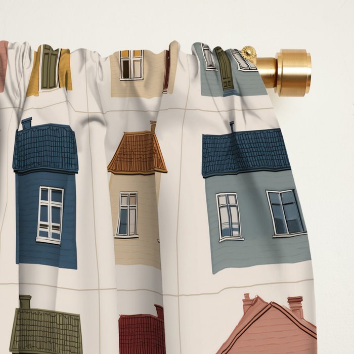 Whimsical Cottage Grid - Cozy Heirloom Window Curtain Gallery Image 2