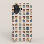 Whimsical Cottage Grid - Cozy Heirloom iPhone Case Gallery Image 1