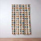 Whimsical Cottage Grid - Cozy Heirloom Window Curtain Gallery Image 3