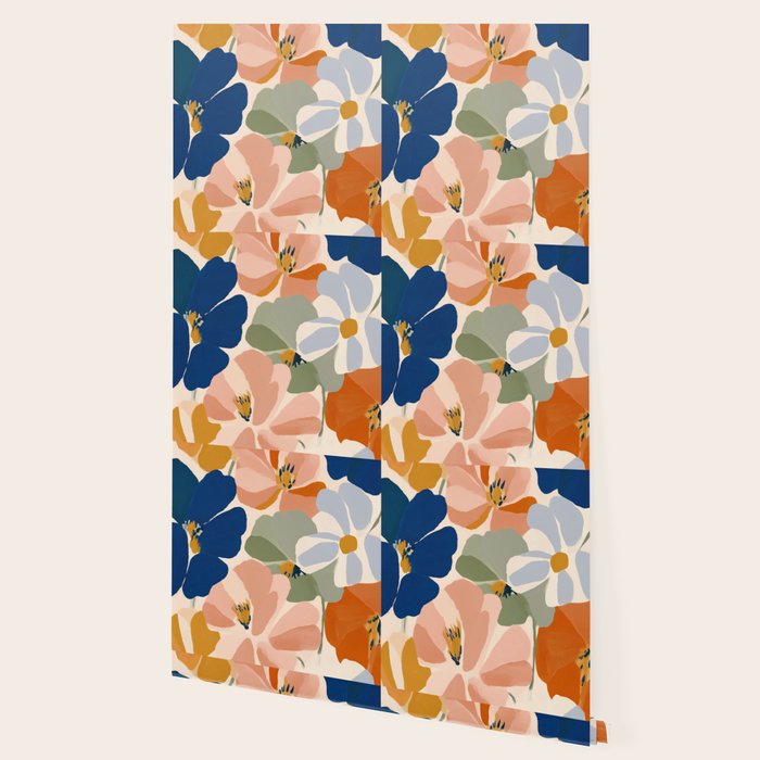 Soft Abstract Floral Garden I Wallpaper Gallery Image 2