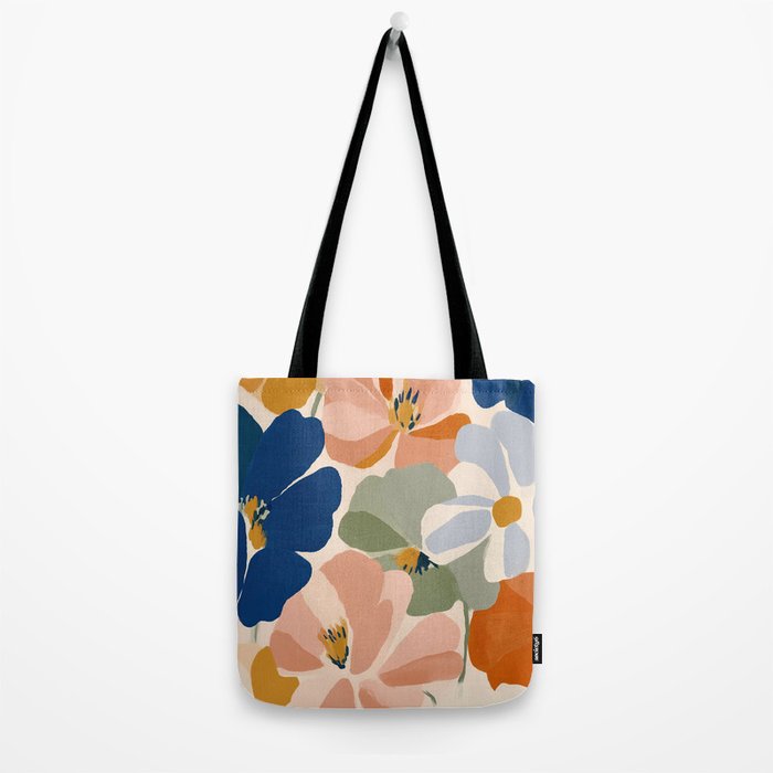 Soft Abstract Floral Garden I Tote Bag Gallery Image 2