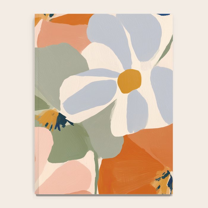 Soft Abstract Floral Garden I Notebook Gallery Image 4