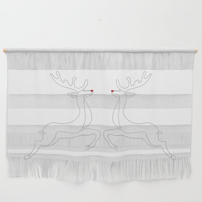 Red Nose Reindeer Wall Hanging Gallery Image 1