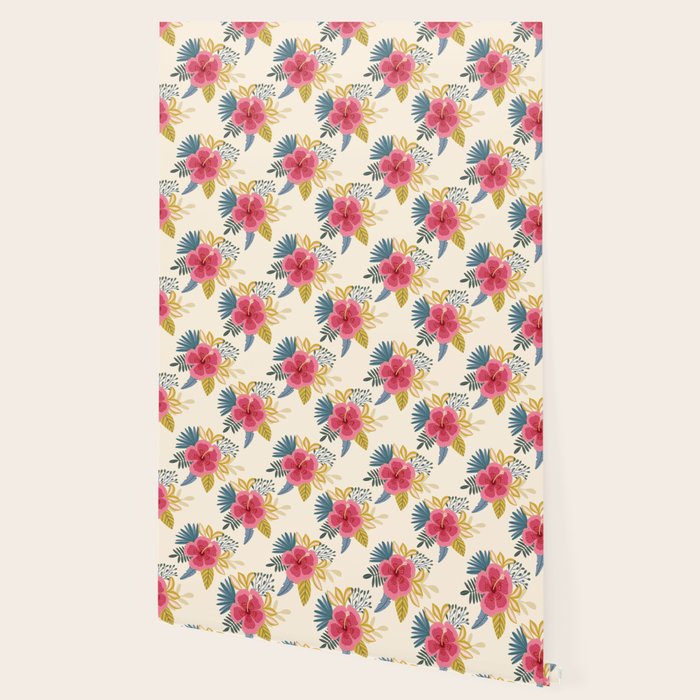 Tropical Floral Wallpaper Gallery Image 2