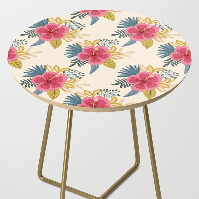 Tropical Floral Side Table Gallery Image 2