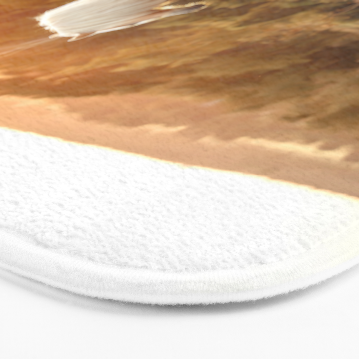 Haflinger horse on the blooming hill - Sunset equine photography Bath Mat Gallery Image 3