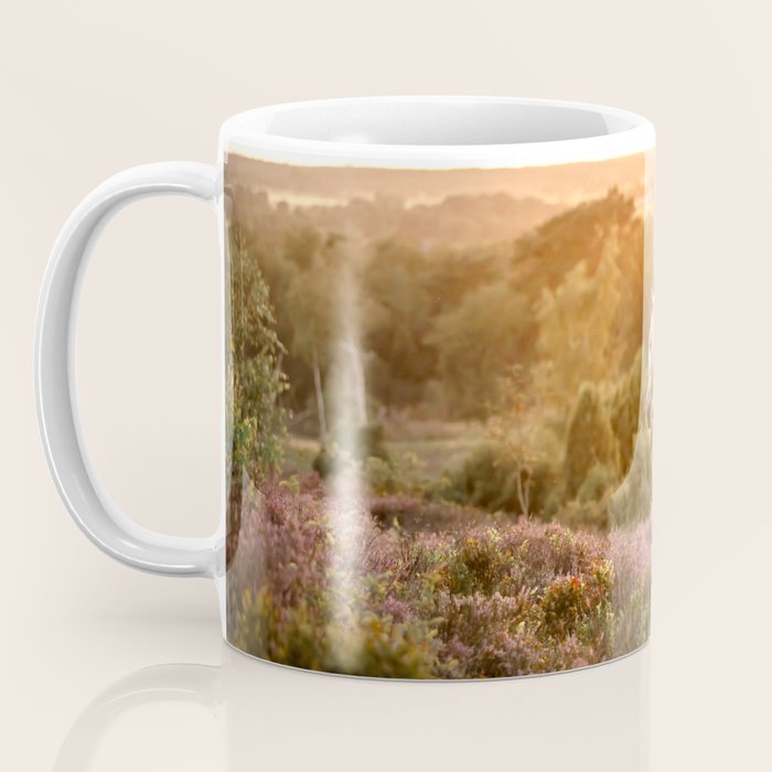 Haflinger horse on the blooming hill - Sunset equine photography Coffee Mug Gallery Image 3