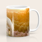 Haflinger horse on the blooming hill - Sunset equine photography Coffee Mug Gallery Image 1