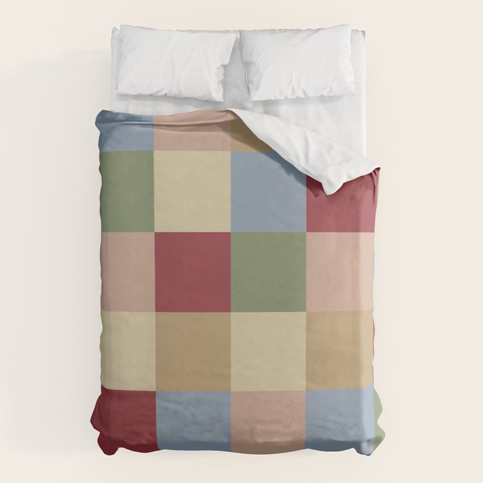 Bold Vintage Checks Pattern - Large XXI Duvet Cover Gallery Image 6