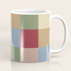 Bold Vintage Checks Pattern - Large XXI Coffee Mug Gallery Image 1