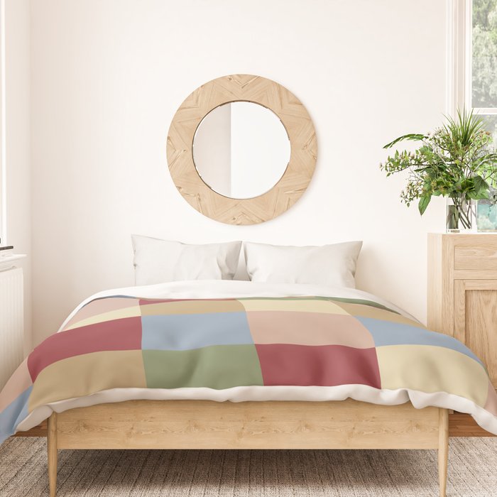 Bold Vintage Checks Pattern - Large XXI Duvet Cover Gallery Image 3