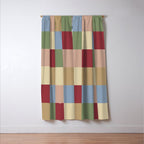 Bold Vintage Checks Pattern - Large XXI Window Curtain Gallery Image 3