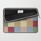 Bold Vintage Checks Pattern - Large XXI Laptop Sleeve Gallery Image 2