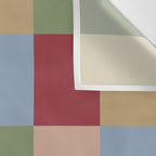 Bold Vintage Checks Pattern - Large XXI Wall Tapestry Gallery Image 3