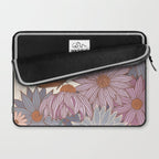 Monarch Butterfly and Wildflowers - Cream Laptop Sleeve Gallery Image 2