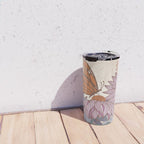 Monarch Butterfly and Wildflowers - Cream Travel Mug Gallery Image 4