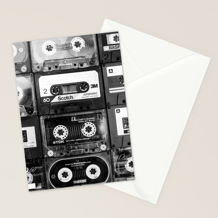 Something Nostalgic - black and white #decor #society6 #buyart Stationery Card Gallery Image 2