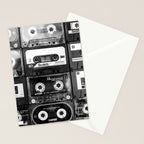 Something Nostalgic - black and white #decor #society6 #buyart Stationery Card Gallery Image 2