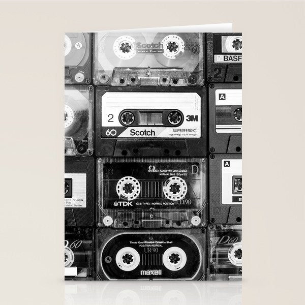 Something Nostalgic - black and white #decor #society6 #buyart Stationery Card Gallery Image 1