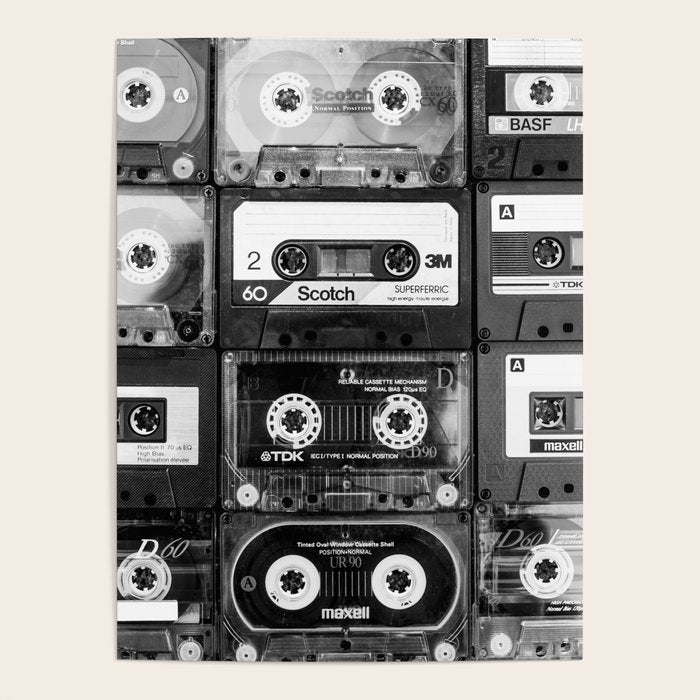 Something Nostalgic - black and white #decor #society6 #buyart Poster Gallery Image 4