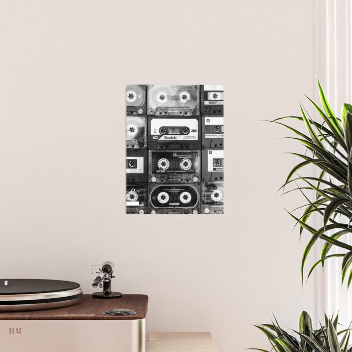 Something Nostalgic - black and white #decor #society6 #buyart Poster Gallery Image 2