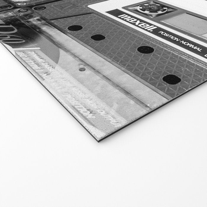 Something Nostalgic - black and white #decor #society6 #buyart Welcome Mat Gallery Image 2