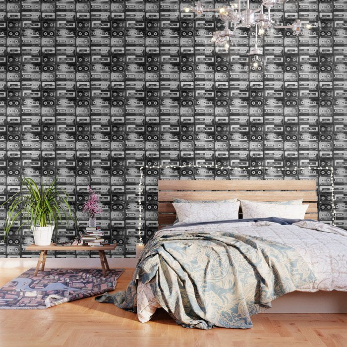 Something Nostalgic - black and white #decor #society6 #buyart Wallpaper Gallery Image 3