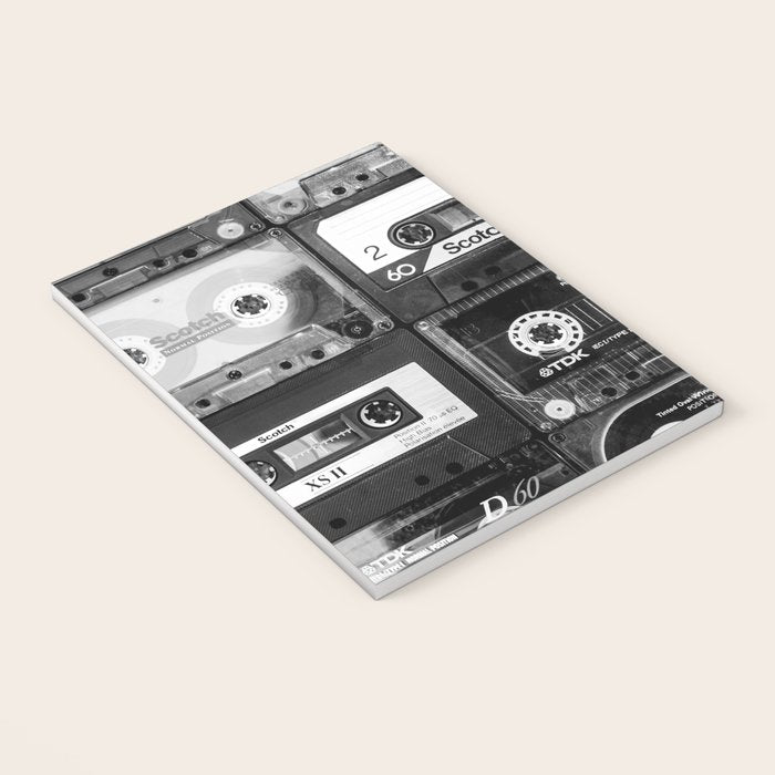 Something Nostalgic - black and white #decor #society6 #buyart Notebook Gallery Image 3