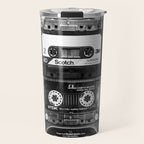 Something Nostalgic - black and white #decor #society6 #buyart Travel Mug Gallery Image 1