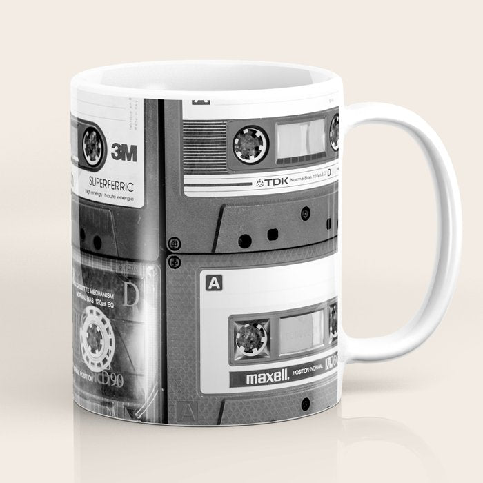 Something Nostalgic - black and white #decor #society6 #buyart Coffee Mug Gallery Image 1