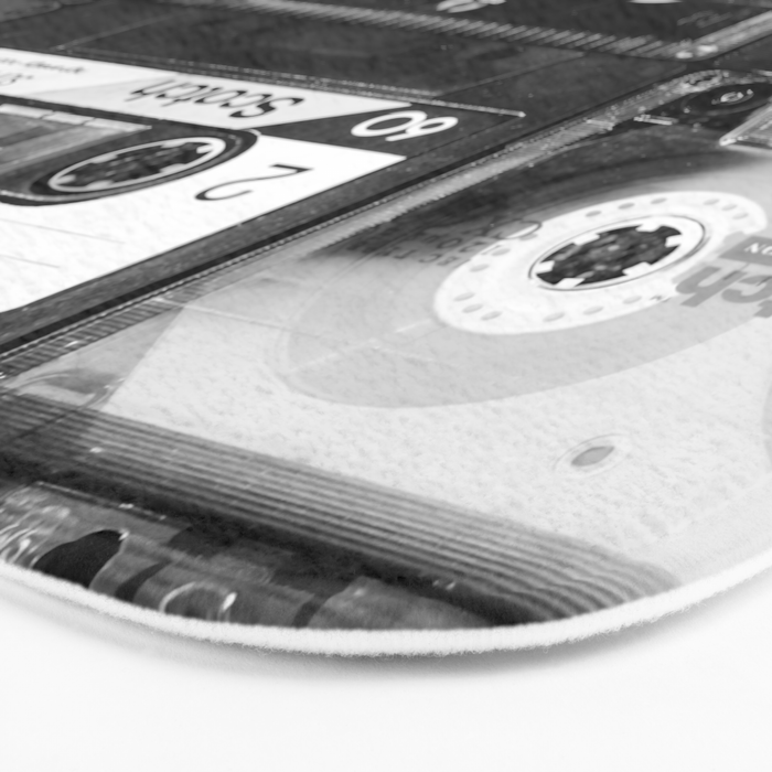 Something Nostalgic - black and white #decor #society6 #buyart Bath Mat Gallery Image 3