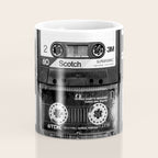 Something Nostalgic - black and white #decor #society6 #buyart Coffee Mug Gallery Image 4