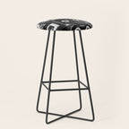 Something Nostalgic - black and white #decor #society6 #buyart Stool Gallery Image 1