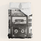 Something Nostalgic - black and white #decor #society6 #buyart Duvet Cover Gallery Image 6