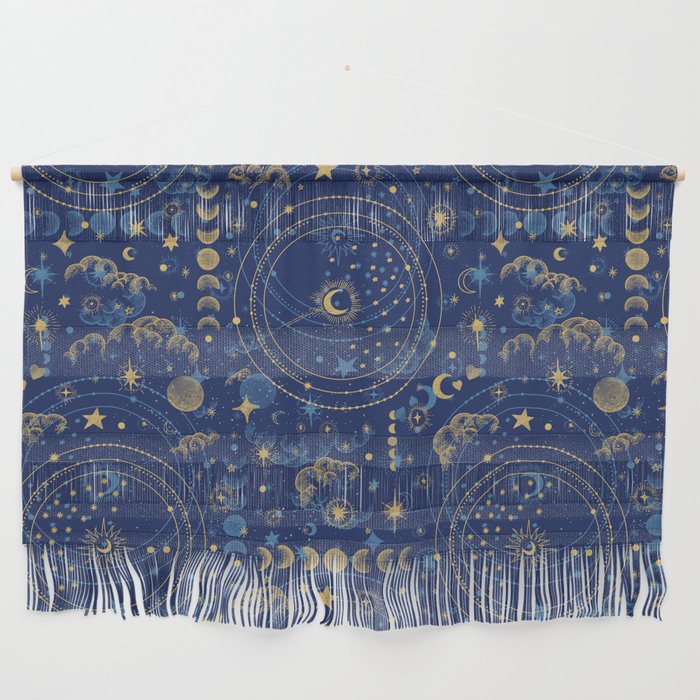 Pattern mystic celestial dark A Wall Hanging Gallery Image 1