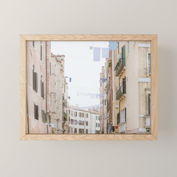 Venetian Laundry - Venice Italy Travel Photography Mini Art Print Gallery Image 1