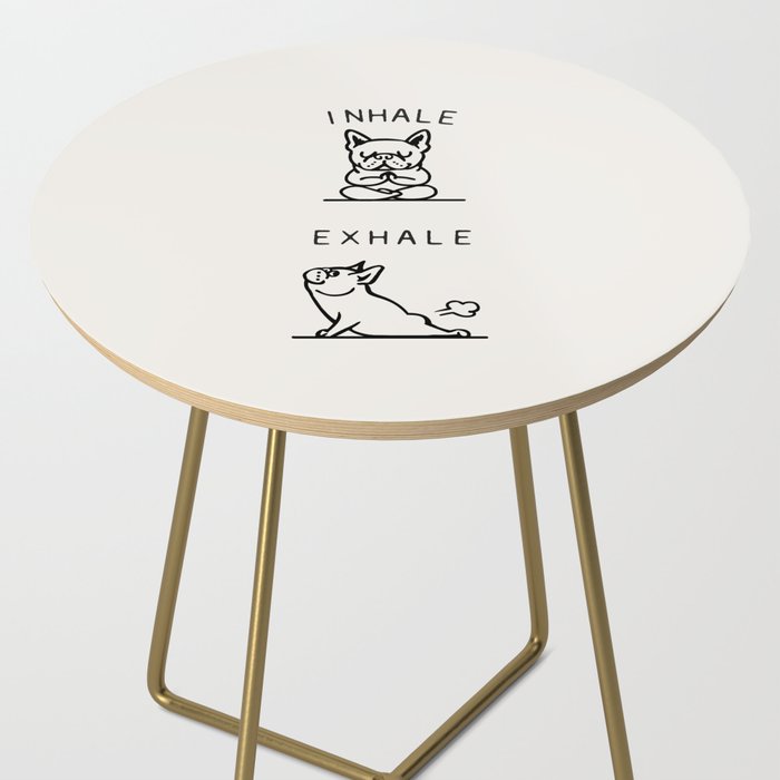 Inhale Exhale Frenchie Side Table Gallery Image 2