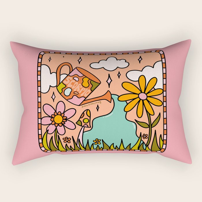 Scorpio Garden Rectangular Pillow Gallery Image 1
