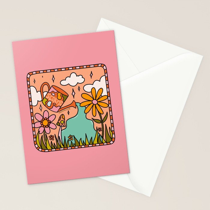 Scorpio Garden Stationery Card Gallery Image 2