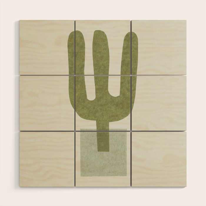 My Weird Plant #5 Wood Wall Art Gallery Image 1