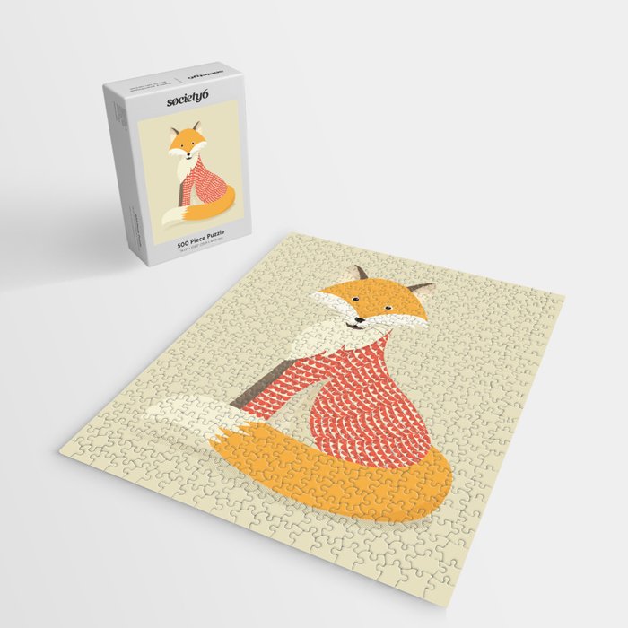 Whimsical Red Fox Jigsaw Puzzle Gallery Image 2