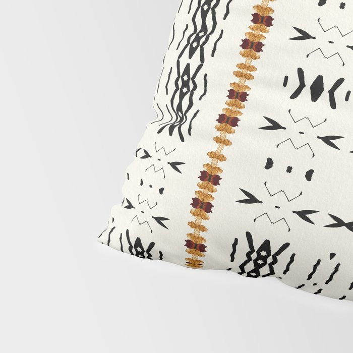 Mudcloth Tribal Neutral 02 Pillow Sham Gallery Image 4