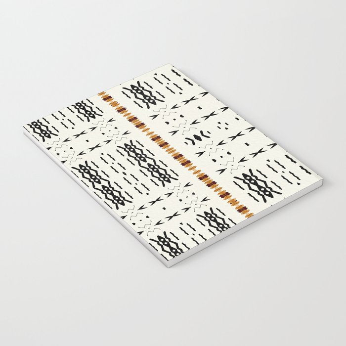 Mudcloth Tribal Neutral 02 Notebook Gallery Image 3