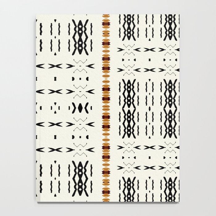 Mudcloth Tribal Neutral 02 Notebook Gallery Image 4