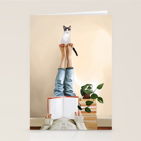 Paws and Prose Stationery Card Gallery Image 1