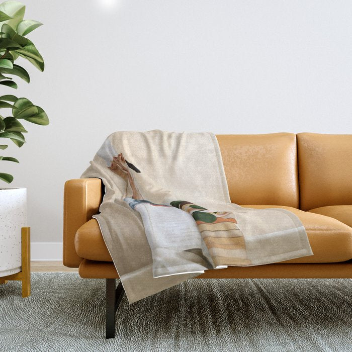 Paws and Prose Throw Blanket Gallery Image 1